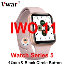 IWO 11 gps Smartwatch 42 мм часы серии 5 сердечный ритм чехол для смарт часов для apple iPhone Android телефон лучше, чем IWO 6 7 8 9 10