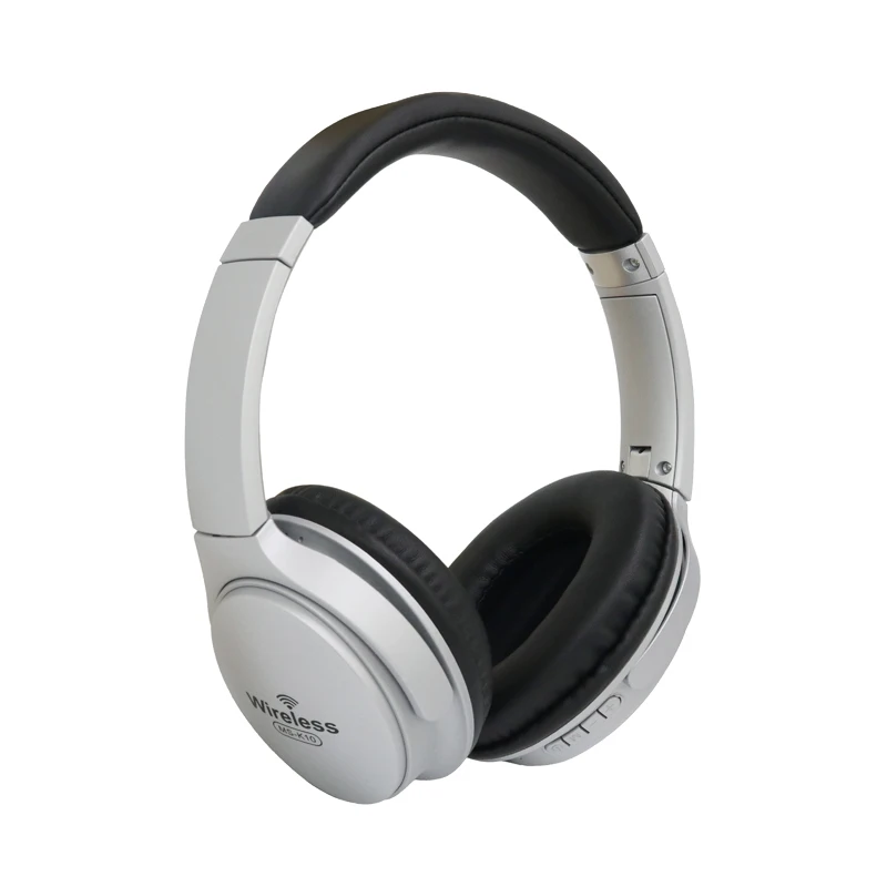 CQ-WS-K10 silver bluetooth гарнитура(5,0 версия bluetooth) беспроводные наушники, стерео гарнитура TF карты bluetooth внешняя звуковая «2 в 1» - Цвет: CQ-WS-K10 silver