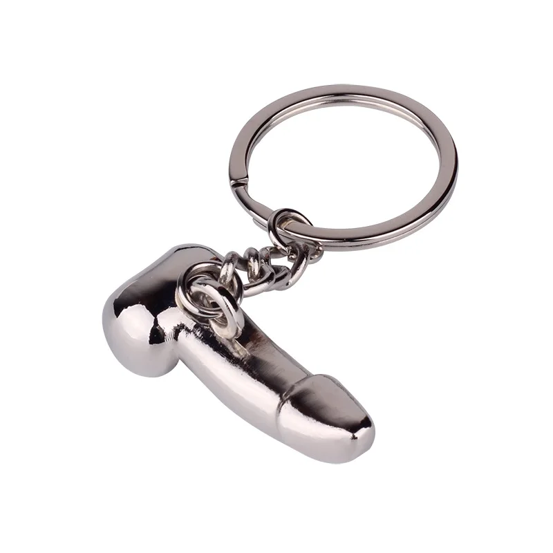 keychain fun funny Creative model Fashion Individuality Key Ring Zinc