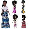 Movable Joints African Black Doll For American Dolls Accessories Nudy Body With Clothes For Barbie Toy Girl Pretend Kid Toy Gift 1