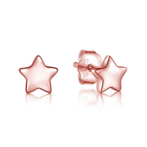 Modian Hot Sale 100% 925 Sterling Silver Cute Small Hearts Stud Earrings For Women Fashion Round Luxury Lightning Fine Jewelry RHE591R