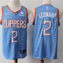 Сезон, Мужская Джерси с изображением Вильямса Лос-Анжелеса#13 Пола Джорджа#2 Kawhi Leonard