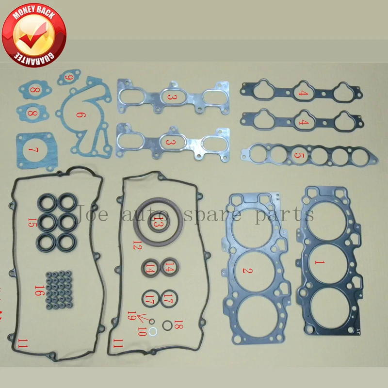 Полный комплект прокладок двигателя G6BA G6BAG G6BAY для Hyundai Sonata/Trajet/Santa/купе/KIA Magentis
