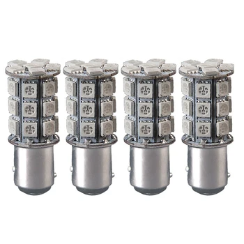 

Replacement Car Parts LED Lights Set Pure Red DC 12V Brake Stop Lamp Tri-Cell 27-SMD Bulbs