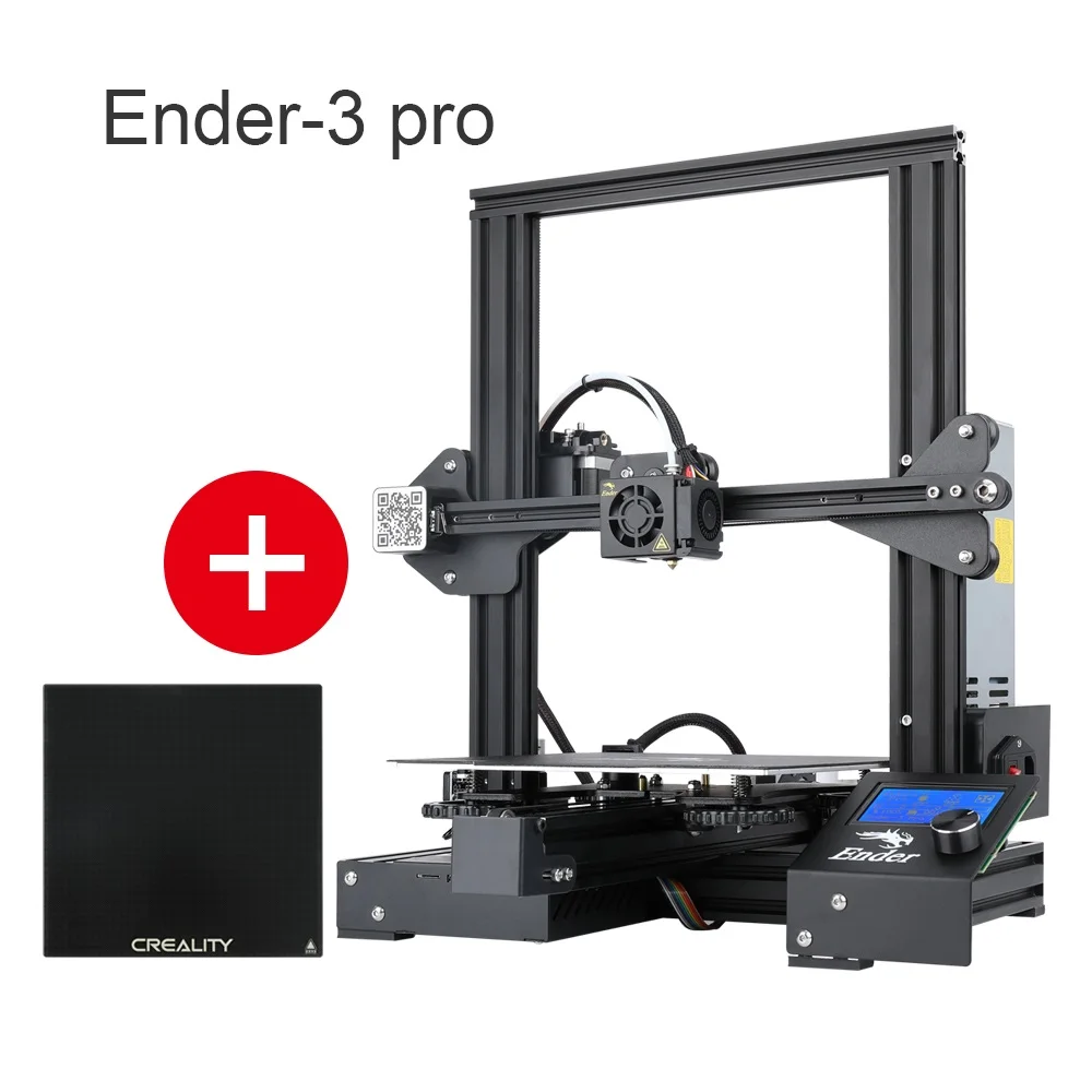 Ender-3 Pro n Glass Ender-3 Pro 3D Printe DIY KIT Upgrad cmagnit сборка пластины Ender-3Pro обновление отключения питания печать означает хорошую мощность Creality 3D - Цвет: Ender-3 Pro n Glass