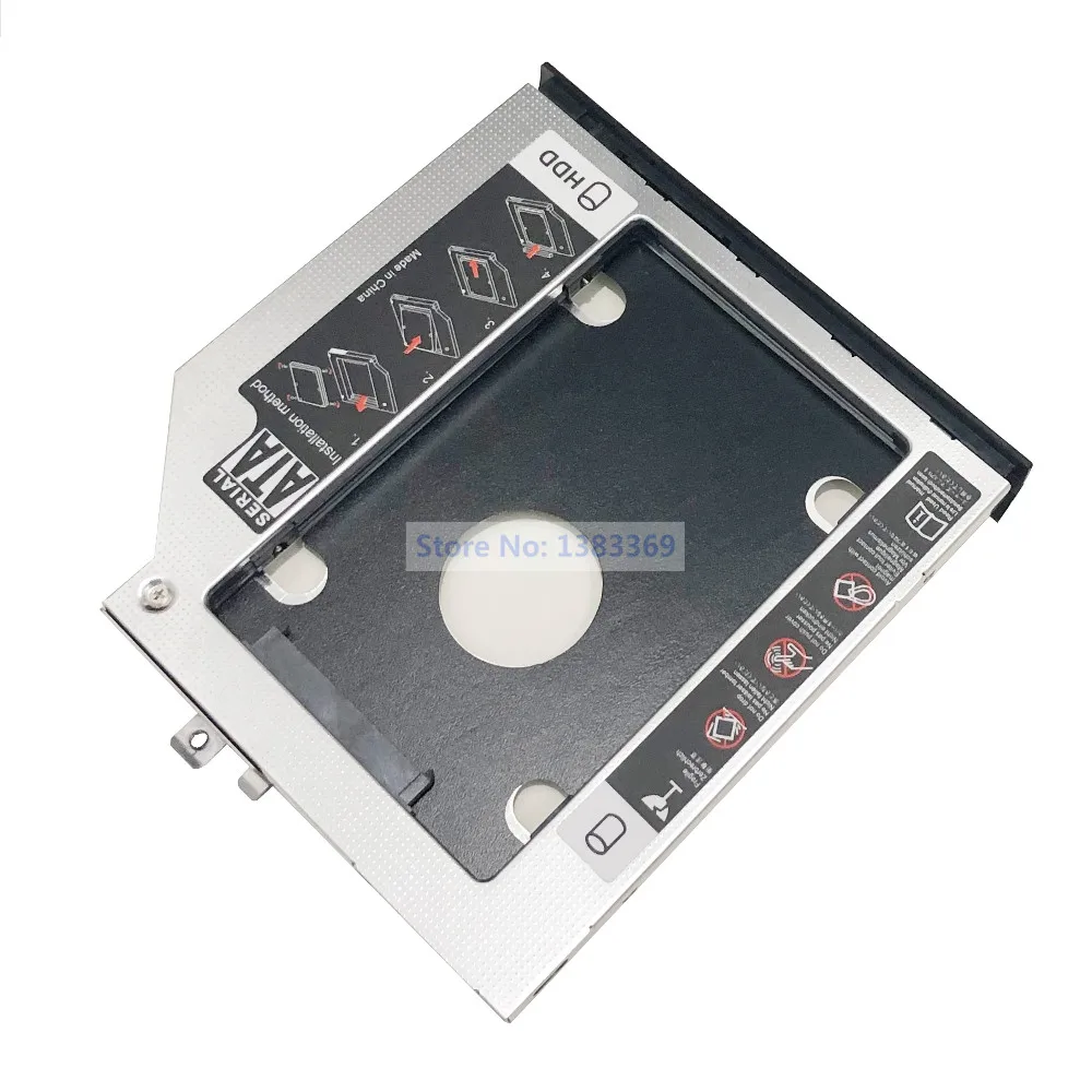 SATA 2-й жесткий диск SSD HDD модуль Caddy адаптер для hp ZBook 15 ZBook 17 G1 G2 с рамкой и кронштейном