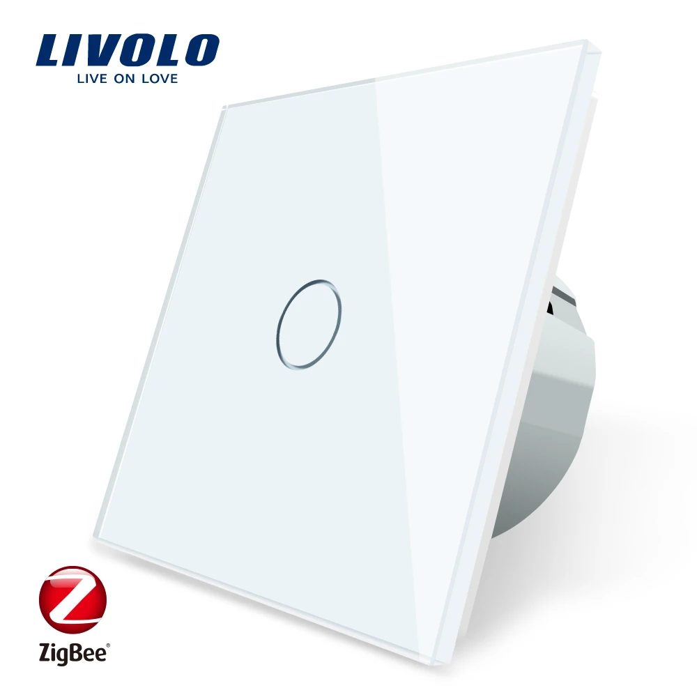 Livolo EU Standard Zigbee Smart Wifi Wall Touch Light SwitchAPP Wireless Controlworks with Google HomeAlexa Voiceamazon Echo