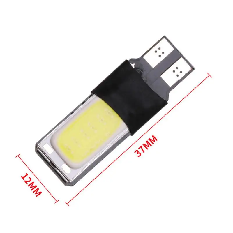 Декодирующий автомобильный светильник с индикацией T10 COB 12SMD номерного знака