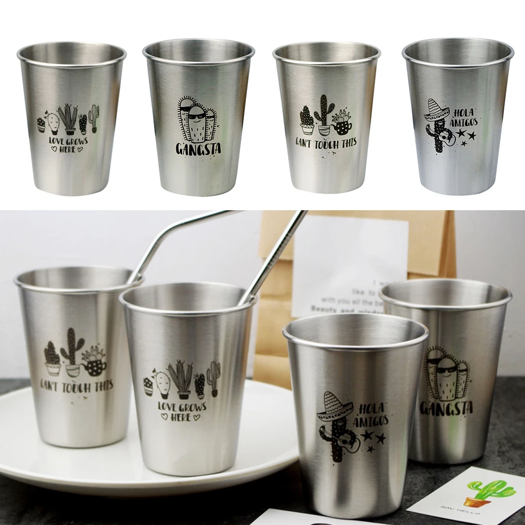 Stainless Steel Mini Cup Mug Drinking Coffee Beer Tumbler Camping Travel Car Stainless Steel Mini Cup Mug Drinking Coffee Beer Tumbler Camping Travel Car