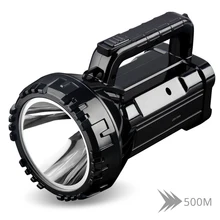 Супер яркий свет портативный прожектор высокой мощности прожектор перезаряжаемый аварийный фонарь встроенный 2800 мАч литиевая батарея