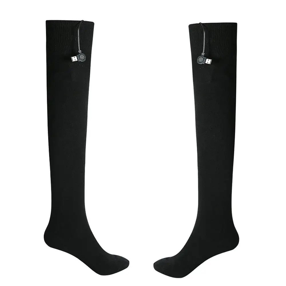 Интеллектуальная Зарядка через usb для мужчин и женщин, инфракрасные носки с подогревом для мобильных устройств, безопасные теплые носки с подогревом для зимы - Цвет: B