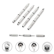 Mini tournevis de lunettes 4 en 1, outils manuels portables/multifonctions, Kit de réparation de lunettes de soleil