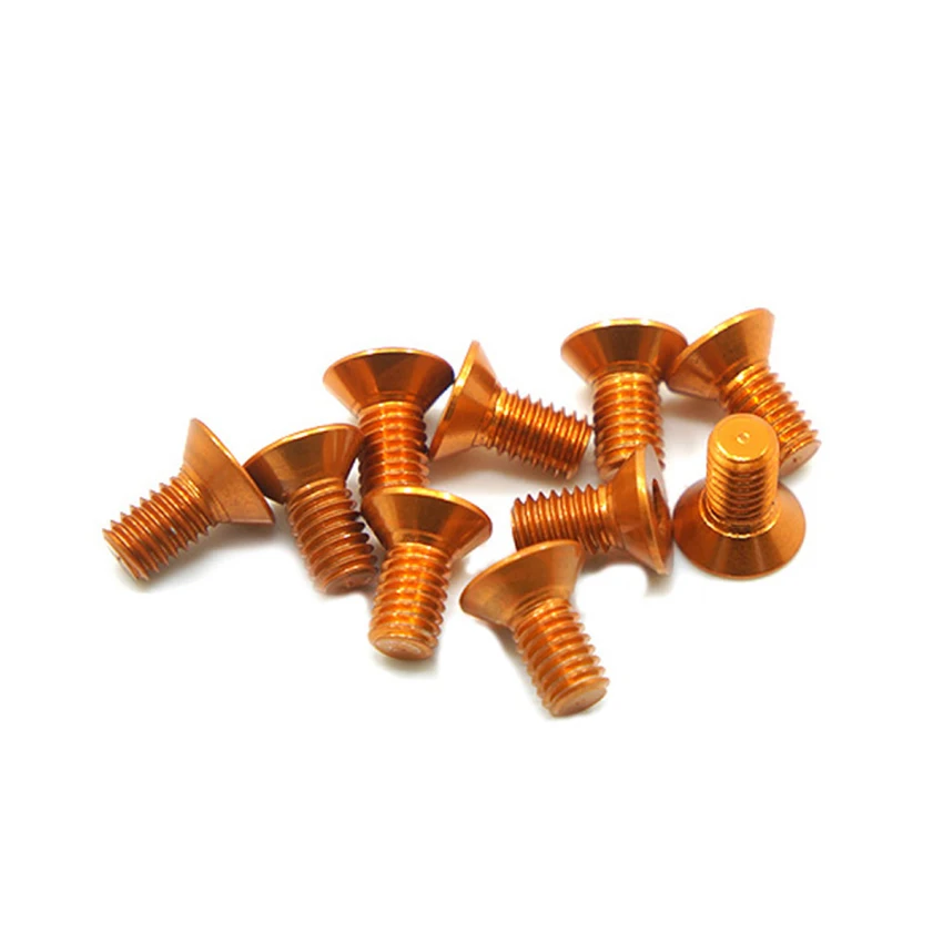 Viti Testa Bombata In Alluminio Anodizzato - Brugola, Filetto M3 M3.5 M4