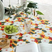 Половина ярда импорт простая хлопковая ткань желтый низ с цветочным принтом ручной работы DIY одежды платье Детская ткань хлопок T787