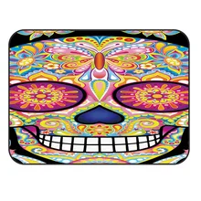 CHARMHOME Мягкий Коврик Противоскользящий коврик Мандала цветной коврик с изображением черепа для гостиной коврик для домашнего декора