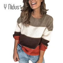 Зимний женский свитер, свитер,, пэчворк, осень, для женщин, плюс размер, теплые трикотажные свитера пуловеры, женские топы, джемпер, Roupas 5XL