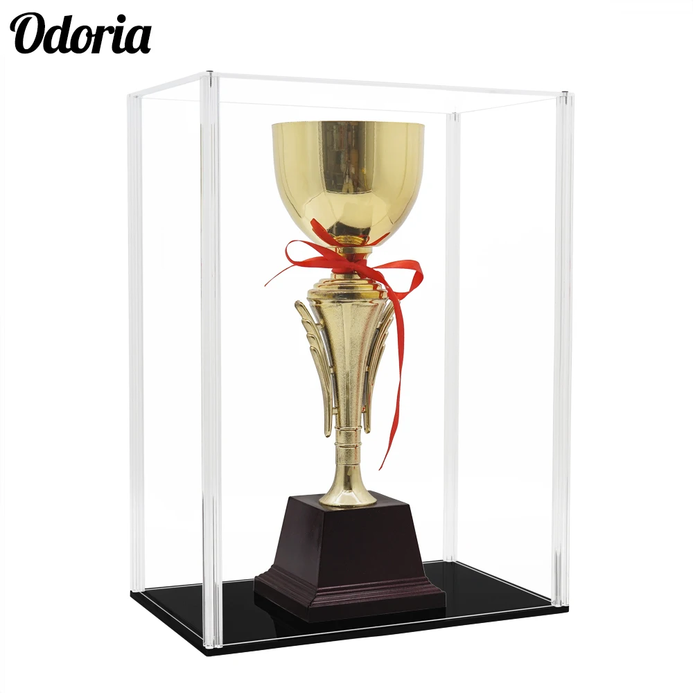 

41cm H Acrylic Display Case Box Perspex Dustproof Trophy Figures Assembly Big Size