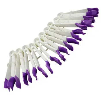 

10pcs Tweezers Cake Flower Lace Clip Engraving Cake Cookies Pastry Cutter Tool Baking Accessories