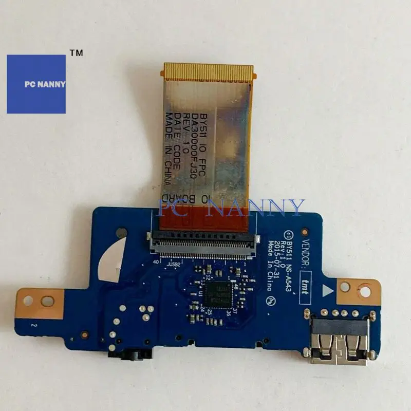 Original For Lenovo IdeaPad Y700-15ISK Audio USB Card Reader Board w/cable BY511 NS-A543 Tested Fast Shipping | Компьютеры и офис