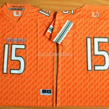 Новое поступление, высокое качество, Майями Брэд каая#15 футболка колледжа, Джерси, S-XXXL