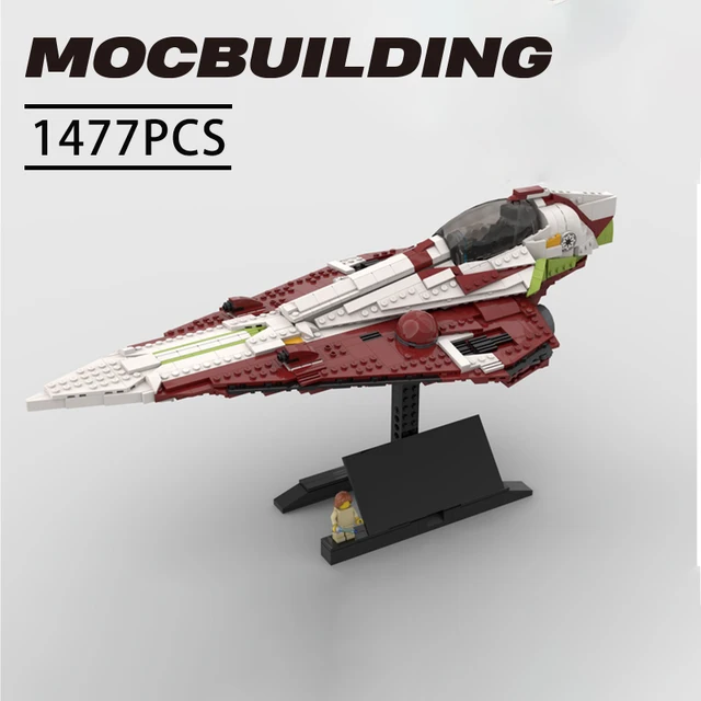 Star Movie MOC UCS Obi Wan s Starfighter Space Wars MOC building block Set Assembly Model