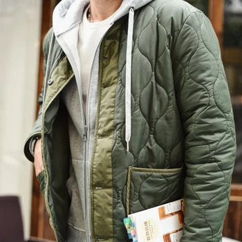 Men's vintage m65  m51 military quilted Parkas