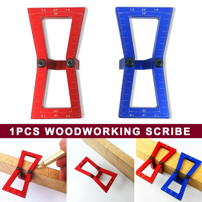 

Dovetail Templates Woodworking Crossed Templates Dovetail Scribe Gauge for Carpenter JDH99