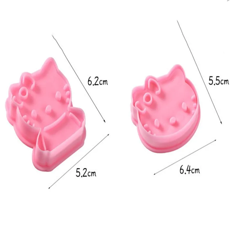 Cute Mold Cookie Cutter 3D Cookie Plunger Cutter DIY Baking Stamp Mould Die Fondant Cake Decorating Tools Cookie Cutter Baking Mold Cookie Mould Cookie Printing Mold Baking Decorating Tools