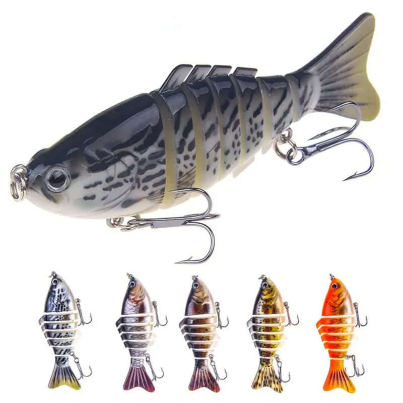 

1 PCS 16g/10cm Fishing Lures Sinking Swing Swim Wobblers Multi Jointed Swimbait Artificial Multi-Segment Baits Fishing Tackle