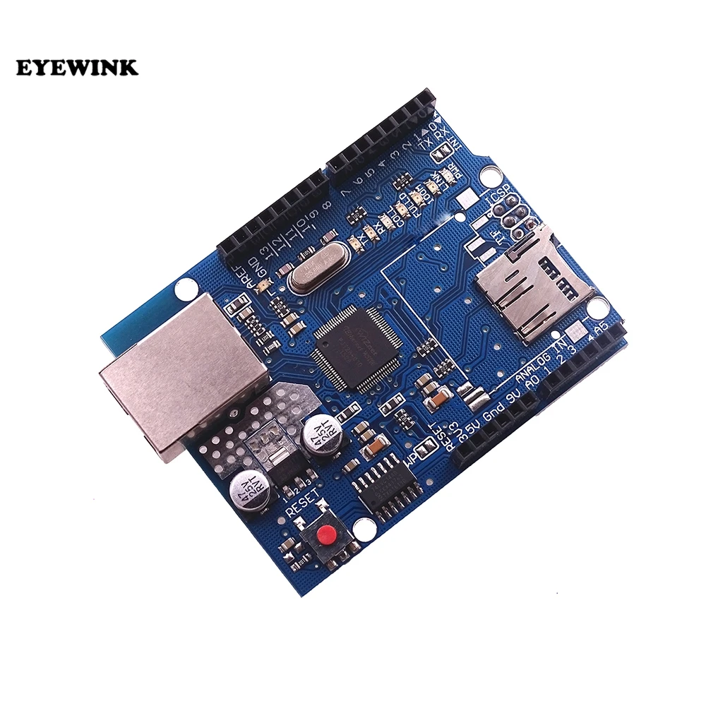 Плата разработки UNO Shield Ethernet W5100 R3 для arduino | Электронные компоненты и