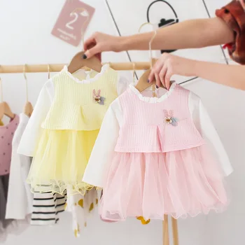 

Spring baby dress clothing girls casual dress for newborn baby girls clothes 1st birthday party tutu dresses toddler baby dress
