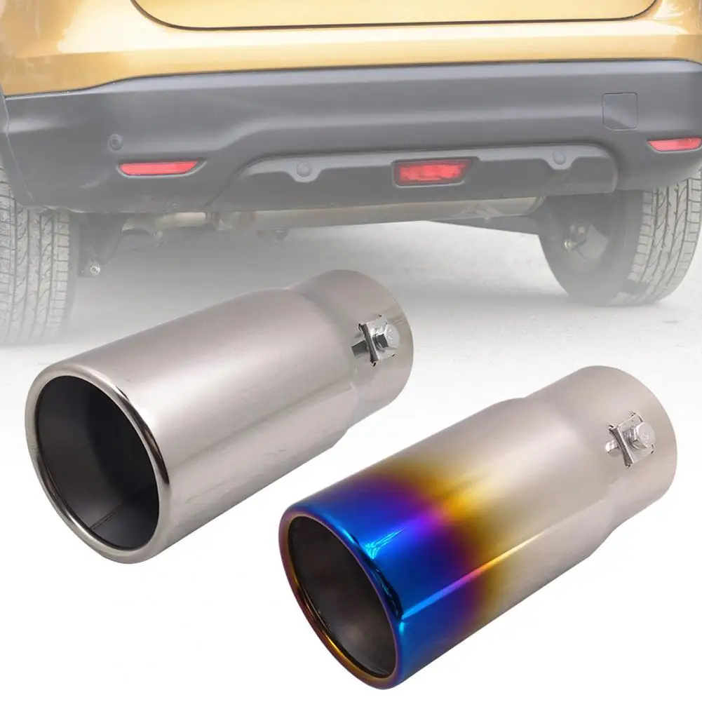 50HOT6026 Exhaust Muffler Anti rust Modification Stainless Steel 6.8cm