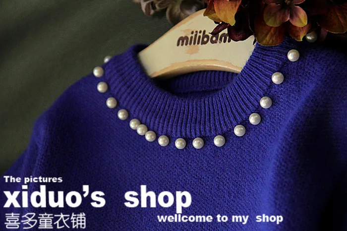 

2016 Spring And Winter New Products Girls chao yang Gas Beads Cuff Contrast Colors Long Wavy Edge Sweater 808