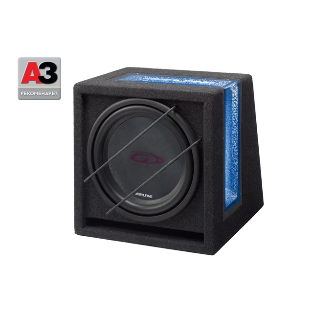 foder kassette høj Car enclosed subwoofer 12 "30 cm ALPINE SBG-1244BR sound electronics  columns 89.8dB subwoofers for cars acoustics auto audio parts components  speaker - AliExpress