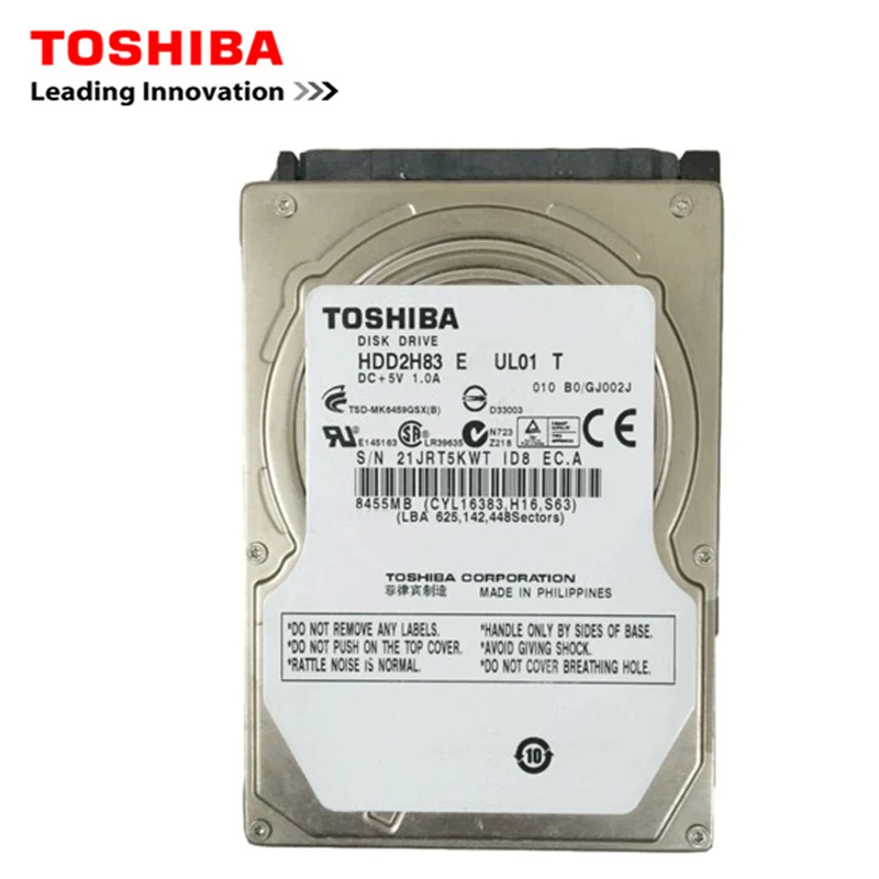 Disco Rígido Interno 500gb 25 Laptop Notebook 500g Hdd 160 mb s mb 8mb 54007200rpm Toshiba-sata2 - Imagem 2