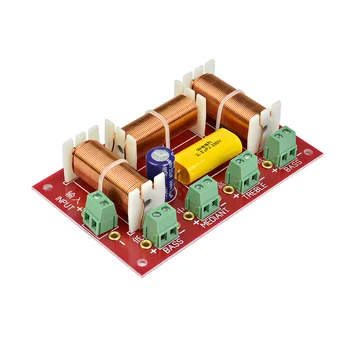 

AIYIMA 2Pcs 200W 3 Ways Speaker Crossover Treble + Midrange + Dual Bass Crossover Speakers Audio 4 Ways Filter Frequency Divider