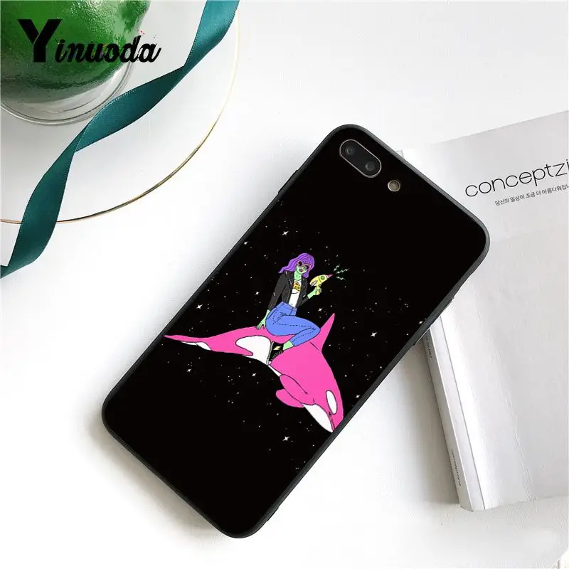 color Artistic illustration alien fashion girl