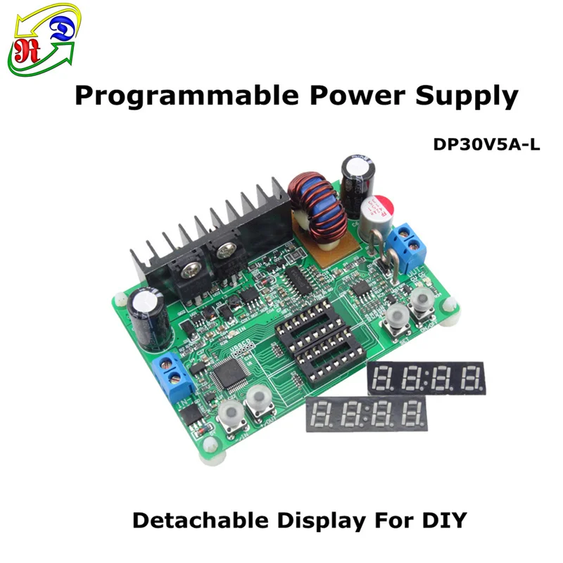 RD DP30V5A-L, программируемый понижающий модуль постоянного напряжения, понижающий ток, понижающий преобразователь напряжения, светодиодный регулятор - Цвет: DP30V5A-L Detachable
