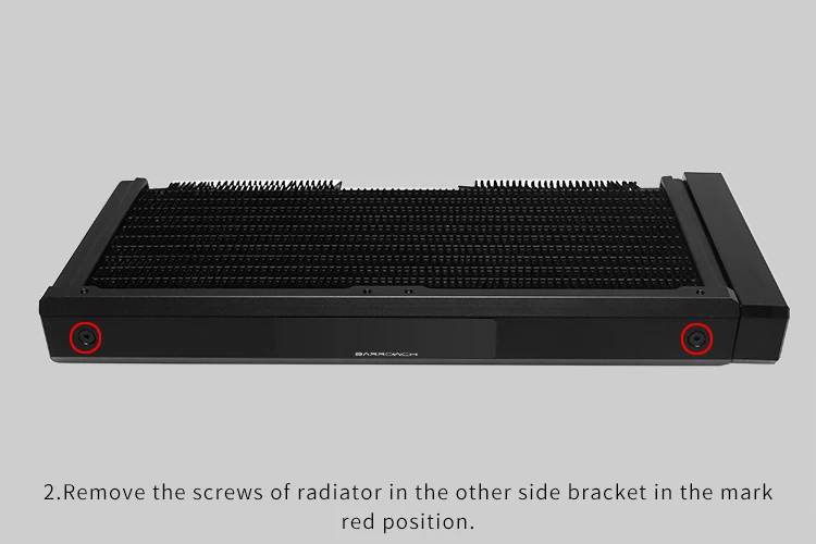 Barrowch-Radiador Modular Chameleon Fish com Display OLED,