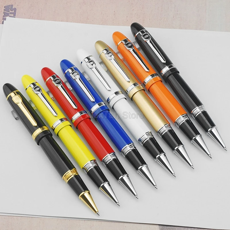 Jinhao 159 Big Size Metal Rollerball Pen Silver & Golden Clip Ink Pen Writing For School & Office Multicolor