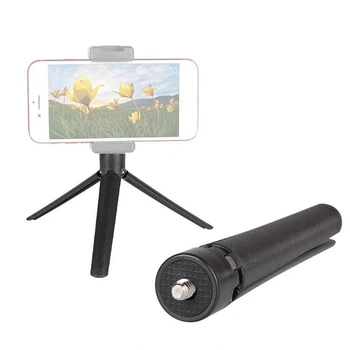 

Mini Handheld Tripod Stand Base Desktop Phone Stabilizer Holder for Phone Live Desktop Tripod for Phone Stabilizer Holder