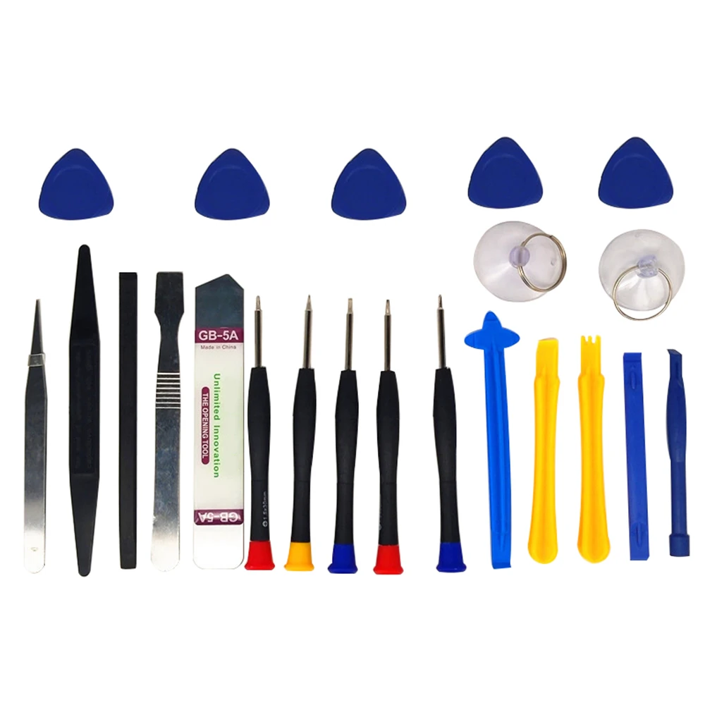 

Good Quality 22pcs Mobile Phone Repair Tools Kit Pry Opening Tool Screwdriver Set for iPhone 7 Samsung Phone Hand Tools Set