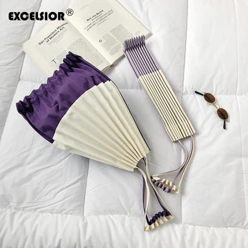 

EXCELSIOR 2020 New Women Canvas Bags Shopping Eco Reusable Foldable Shoulder Bag Handbag Tote Bag Casual Travel Folding