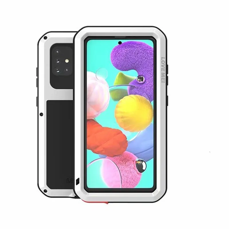 For Samsung Galaxy A71 Case 360 Full Metal