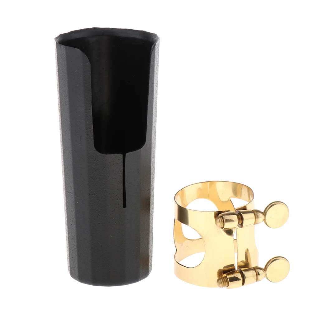 Plastic Mouthpiece Caps and Copper Ligatures for Tenor Sax Saxophone Saxophone Parts(TENOR)