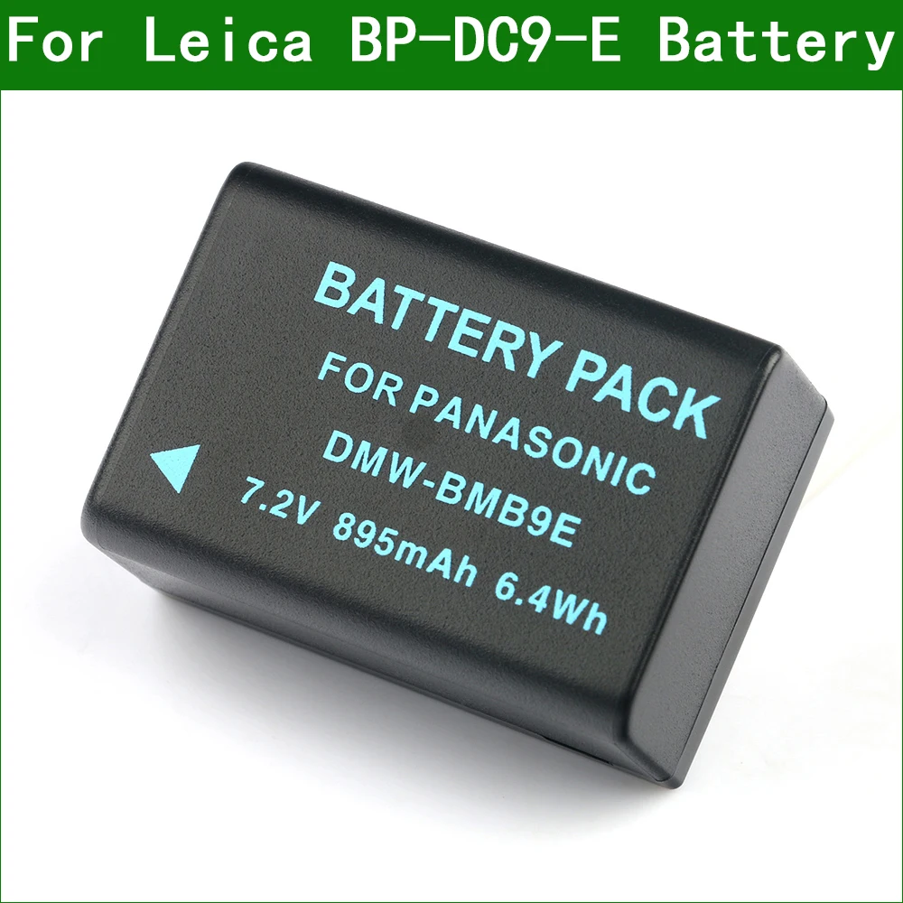 Batteria Bp-Dc9 Della Macchina Fotografica Di Digital Di Bp-Dc9-E Per Leica V-Lux 2, V-Lux 3 Bp-Dc9-U Bc-Dc9 Bc-Dc9-E
