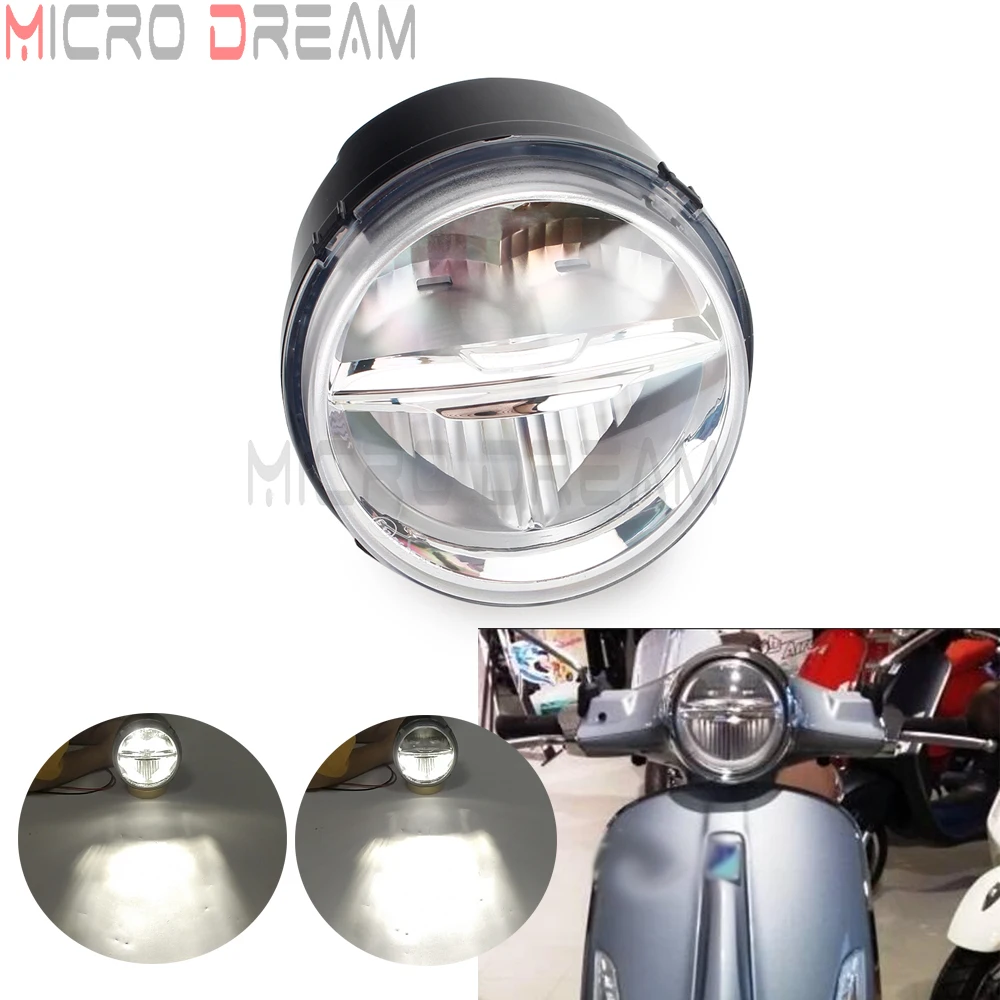 

E13 E-Mark Scooter Headlamp For Primavera 150 S 3V ie Primavera150 2019 2018 2017 Motorcycle Headlight Front Head Light Lamp