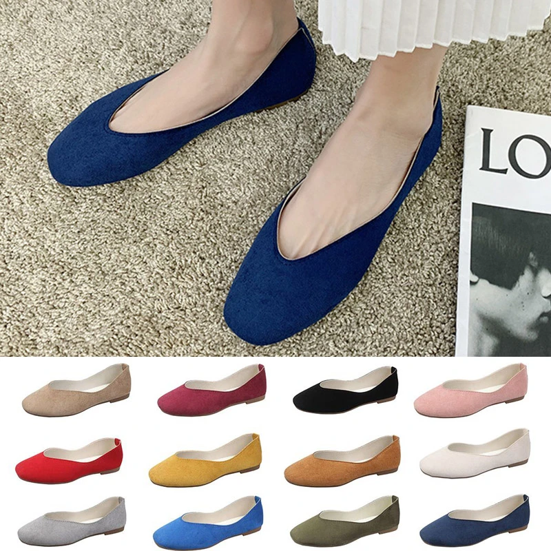 Mocasines de talla grande para mujer, zapatos informales, cómodos, Color 35 planos de mujer| - AliExpress