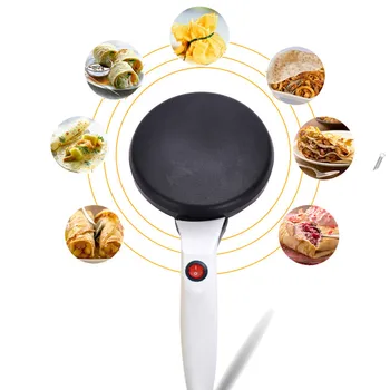 

New 220V Non-stick Electric Crepe Pizza Maker Pancake Machine Non-stick Griddle Baking Pan Cake Machine Kitchen Cooking Tools Cr