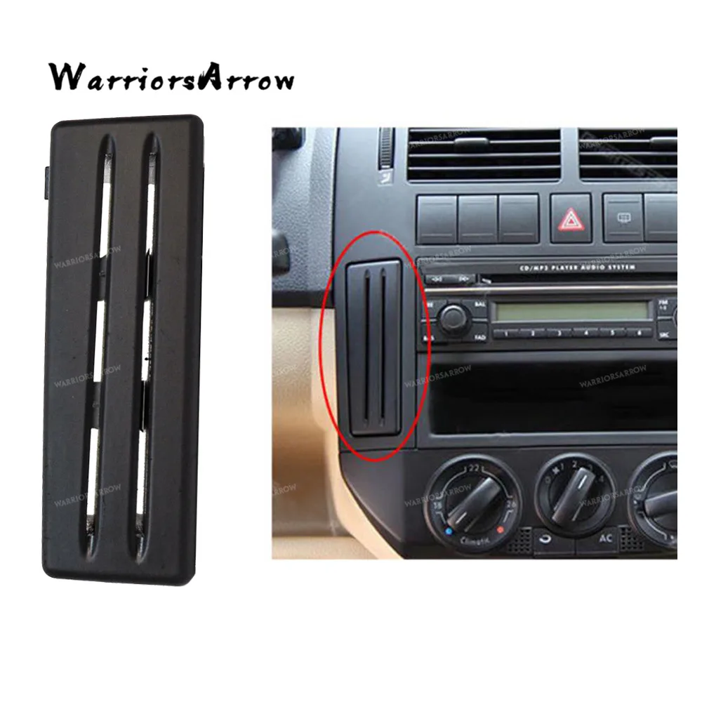 Für Volkswagen Polo 9N 2005-2010 6Q1858373 Lhd Schwarz Karte Halter Karte Slot Münze Slot Zentrale Lagerung Box